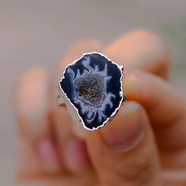 The Life Balanced Druzy Agate Ring-Your Soul Place
